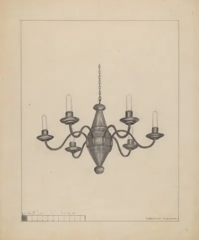 Candle Chandelier 2