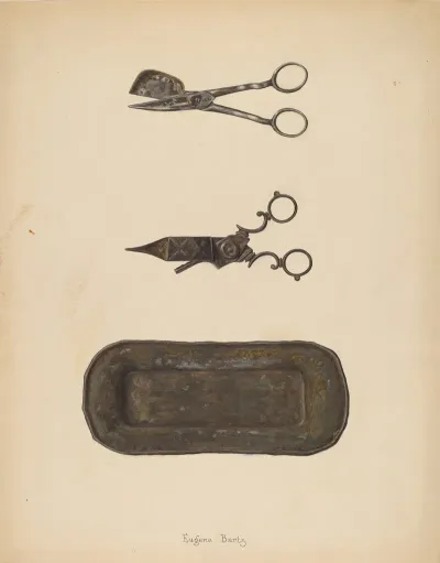Candle Snuffer Trimmer Tray