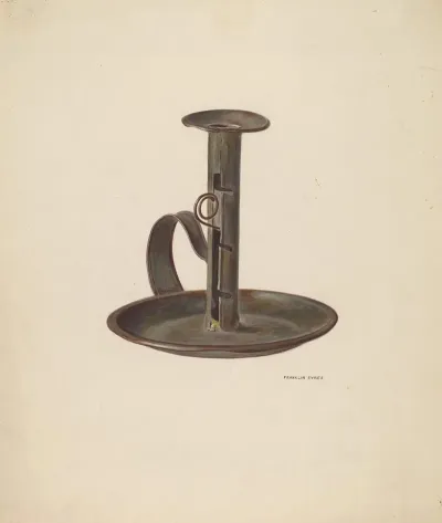 Candlestick And Holder