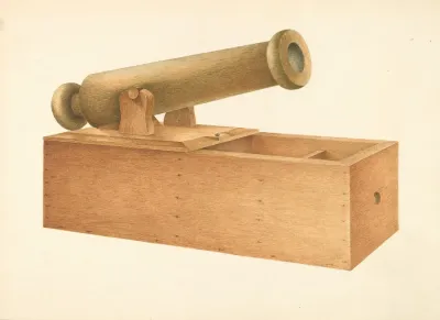 Cannon Shaped Ballot Box
