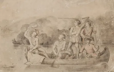Canoe Scene