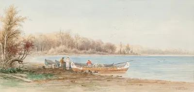 Canoes And Trappers