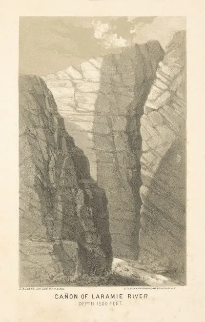 Canon Of Laramie River Depth 1500 Feet
