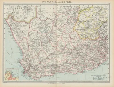Cape Colony And The Diamond Fields