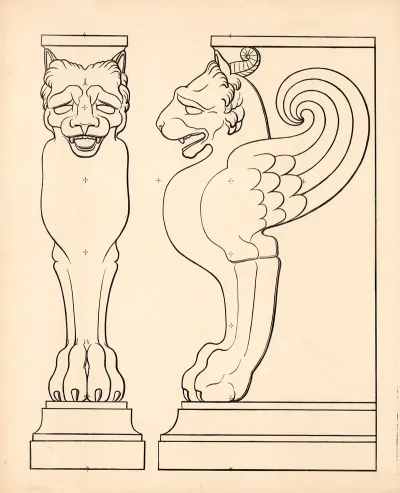 Capital Winged Lion