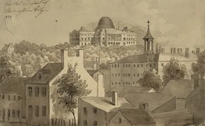 Capitol And Part Of Washington City