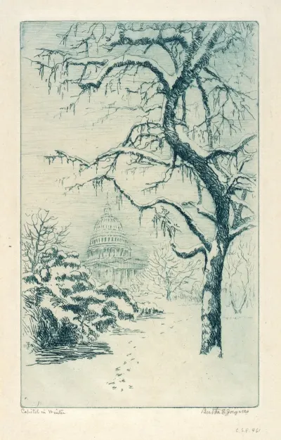 Capitol In Winter
