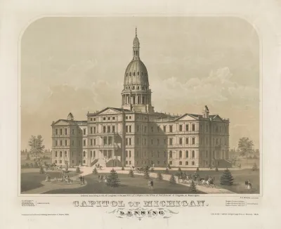 Capitol Of Michigan Lansing