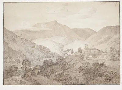 Cappucinerkloster I Spoleto
