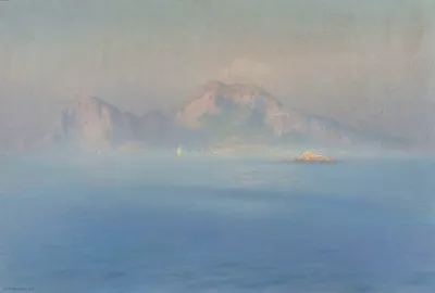 Capri Cote Escarpee Vue De La Mer