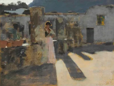 Capri Girl On A Rooftop 2