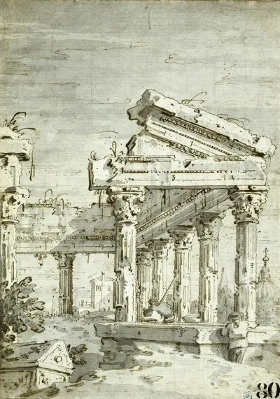Capriccio A Ruined Classical Temple