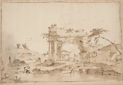 Capriccio With Roman Ruins