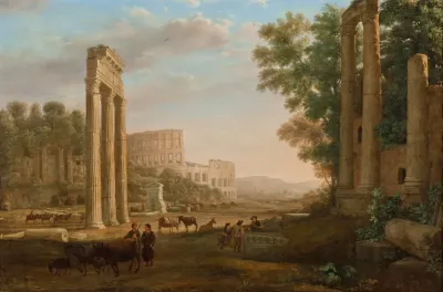 Capriccio With Ruins Of The Roman Forum