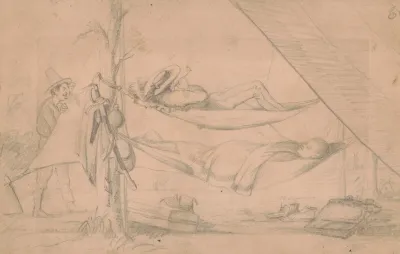 Captain Adolph Metzner Lieutenant Louis Von Trebra And Jacob Labinsky Huntsville Alabama July 1862