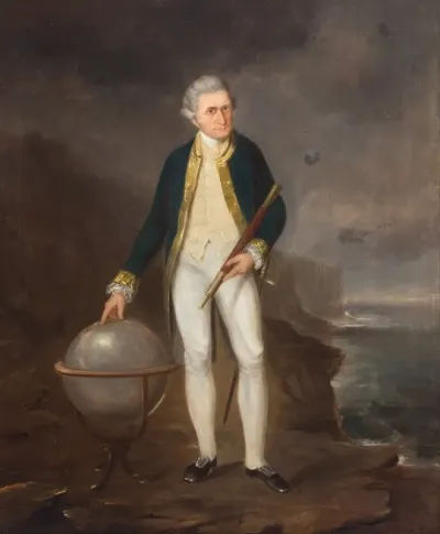 Captain Cook On The Coast Of New South Wales