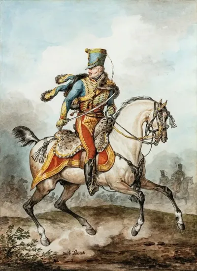 Captain Of The 7th Hussards Regiment Of Mr De Martot