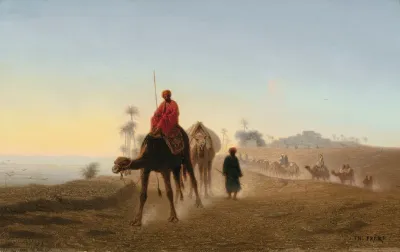 Caravan In The Desert