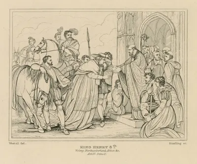 Cardinal Wolsey Entering The Abbey Of Leicester In Shakespeares King Henry Viii Act Iv Scene 2 2