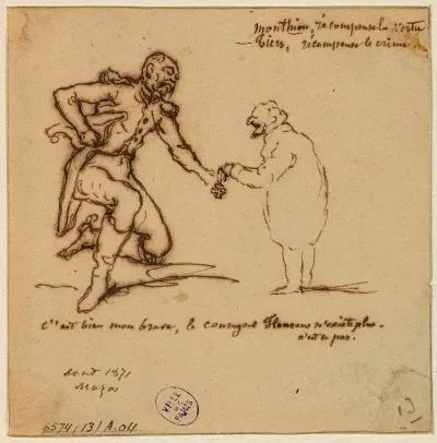 Caricature De Thiers