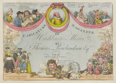 Caricature Magazine Or Hudibrastic Mirror Vol Ii Title Page