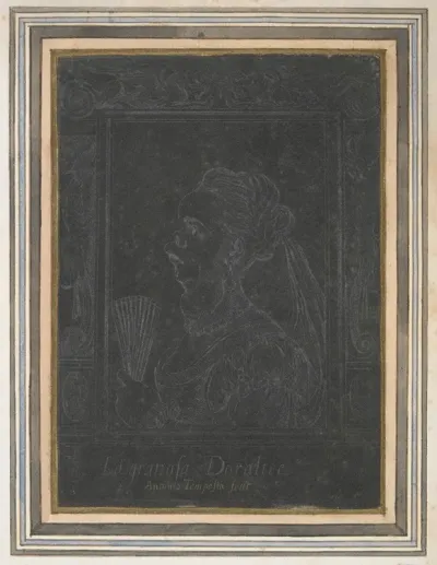 Caricature Of A Noble Woman