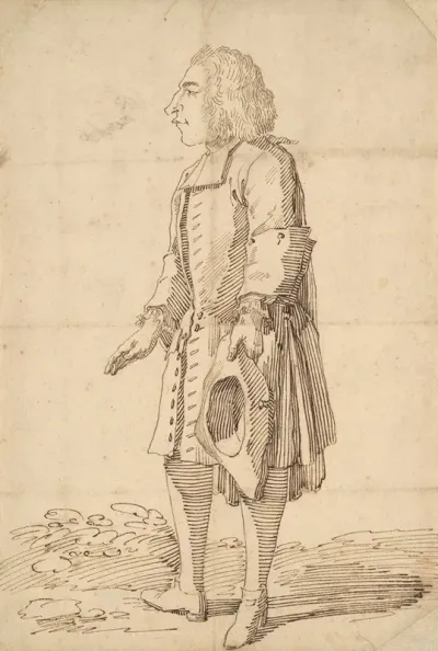 Caricature Of A Polish Count