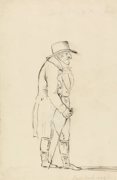 Caricature Of Beau Nash