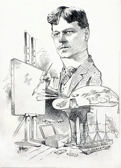 Caricature Of Eric Pape