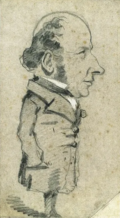 Caricature Of Eugene Marcel