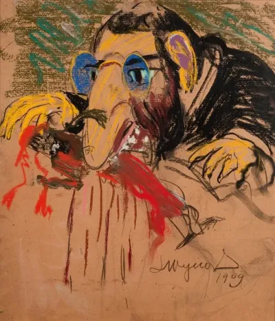 Caricature Of Feliks Jasienski