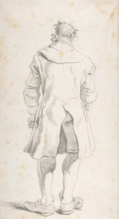 Caricature Of Joseph Benoit Suvee
