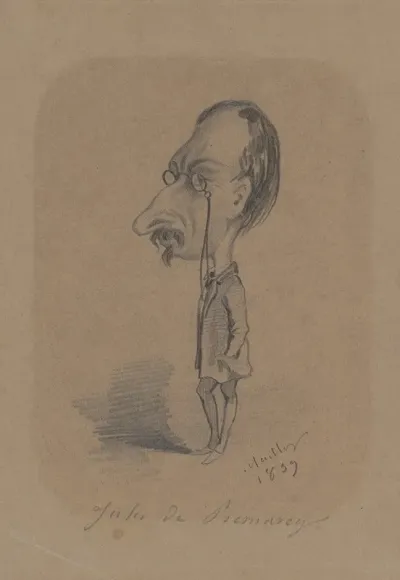 Caricature Of Jules De Premaray