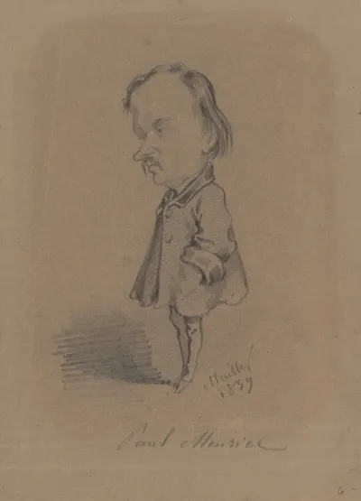 Caricature Of Paul Meurice
