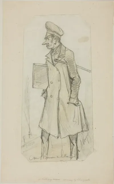 Caricature Of Scholar