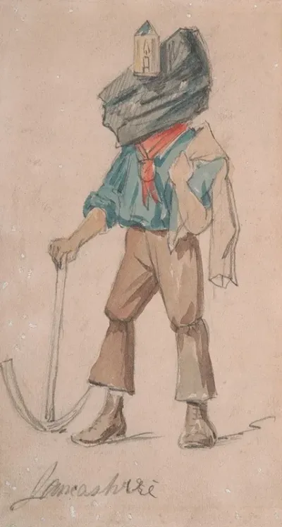Caricature Of The County Lancashire