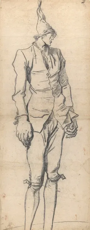 Caricature Of The Painter Pierre Charles Jombert
