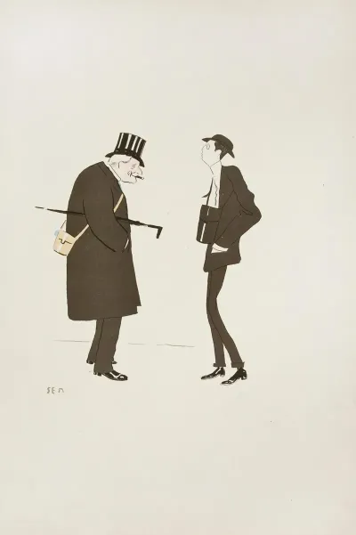 Caricature Of Two Men 2