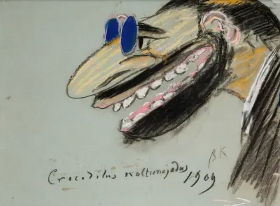 Caricature Portrait Of Feliks Jasienski