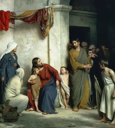 Carl Bloch_christ And The Children