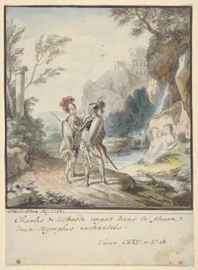 Carlo And Ubaldo Resisting The Enchantments Of Armidas Nymphs 2