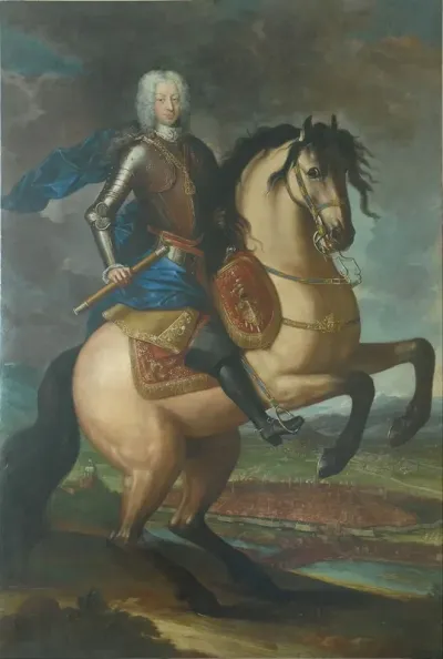 Carlo Emanuele Iii On Horseback