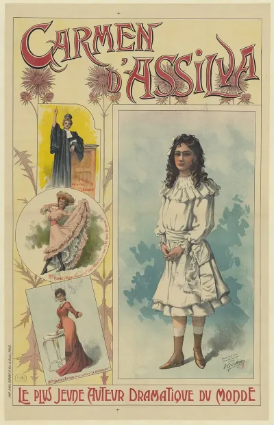 Carmen Dassilva Le Plus Jeune Auteur Dramatique Du Monde
