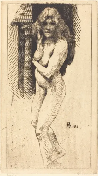 Carmen Standing In The Nude Carmen Nue Debout