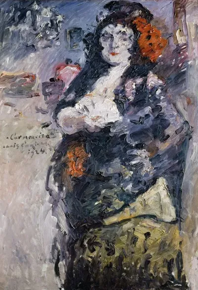 Carmencita Portrait Of Charlotte Berend Corinth In Spanish Dress