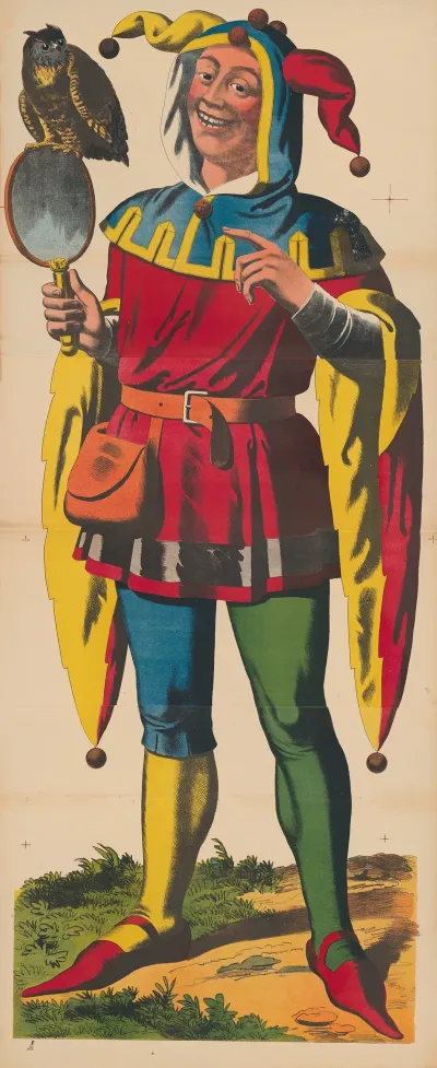 Carnival Figure Dressed As Till Eulenspiege