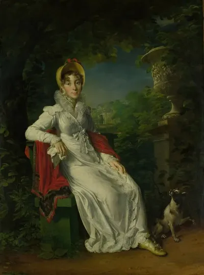 Carolina Ferdinanda Louisa Of Sicily 1798 1870 Wife Of Charles Ferdinand Duc De Berry In The Park Of Bagatelle In The Bois De Boulogne Near Paris