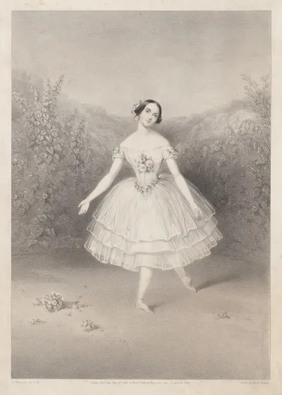 Carolina Rosati As La Rose In The Ballet Of Thea Ou La Fee Aux Fleurs