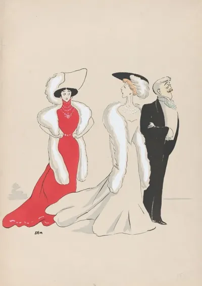 Caroline Otero Liane De Pugy And Jean Lorrain