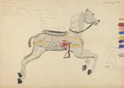Carousel Horse Study